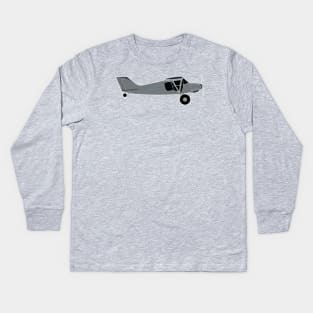 CUSTOM: Maule 5 Airplane - General Aviation Tailwheel Airplane Kids Long Sleeve T-Shirt